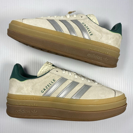 Adidas Gazelle Bold W Womens Trainers Off White UK4.5 US6 EU37 1/3 JI0328 NEW