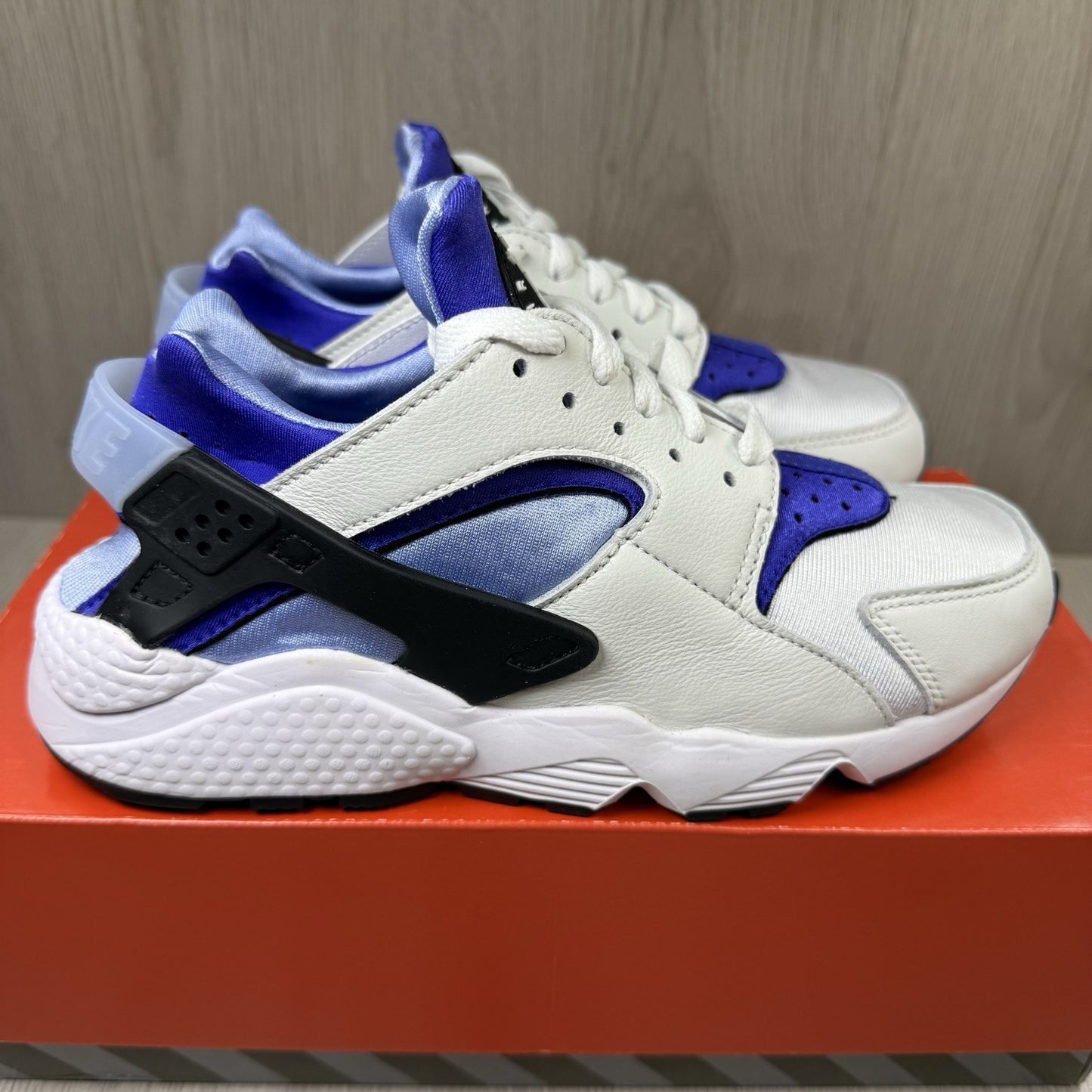 Nike Air Huarache Trainers Concord Blue White Size UK4.5 US7 EU38 DH4439-100