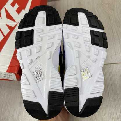Nike Huarache Run Trainers Hyper Royal Yellow Size UK3.5 US4 EU36 654275-421
