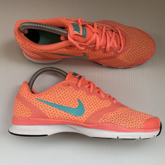 Nike Free TR Training Womens Trainers Orange UK5 US7.5 EU38.5 684899-801 NEW