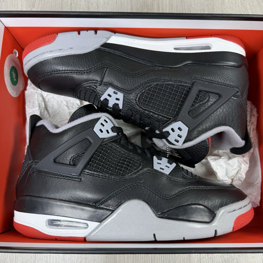 Nike Jordan 4 Retro Trainers Bred Reimagined Size UK5.5 US6 EU38.5 FQ8213-006