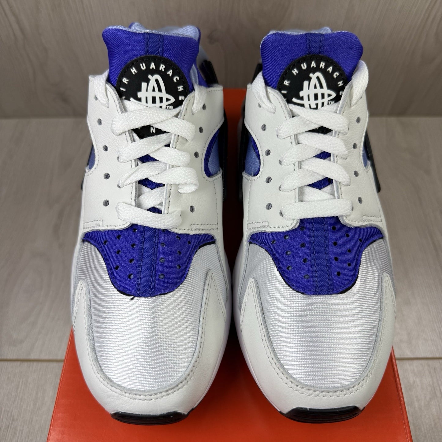 Nike Air Huarache Trainers Concord Blue White Size UK4.5 US7 EU38 DH4439-100