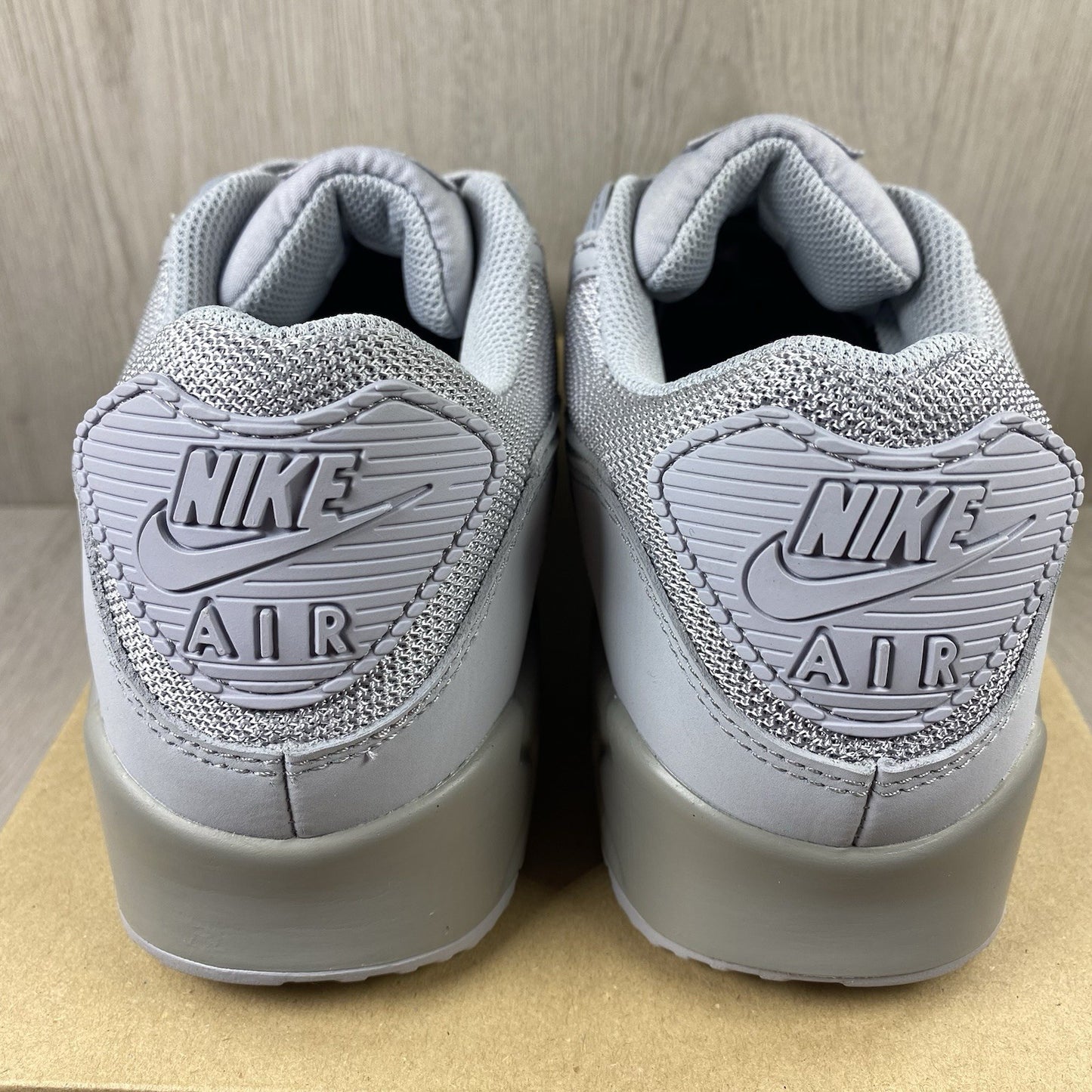 Nike Air Max 90 Trainers Shoes Wolf Grey Size UK7.5 US8.5 EU42 CN8490-001
