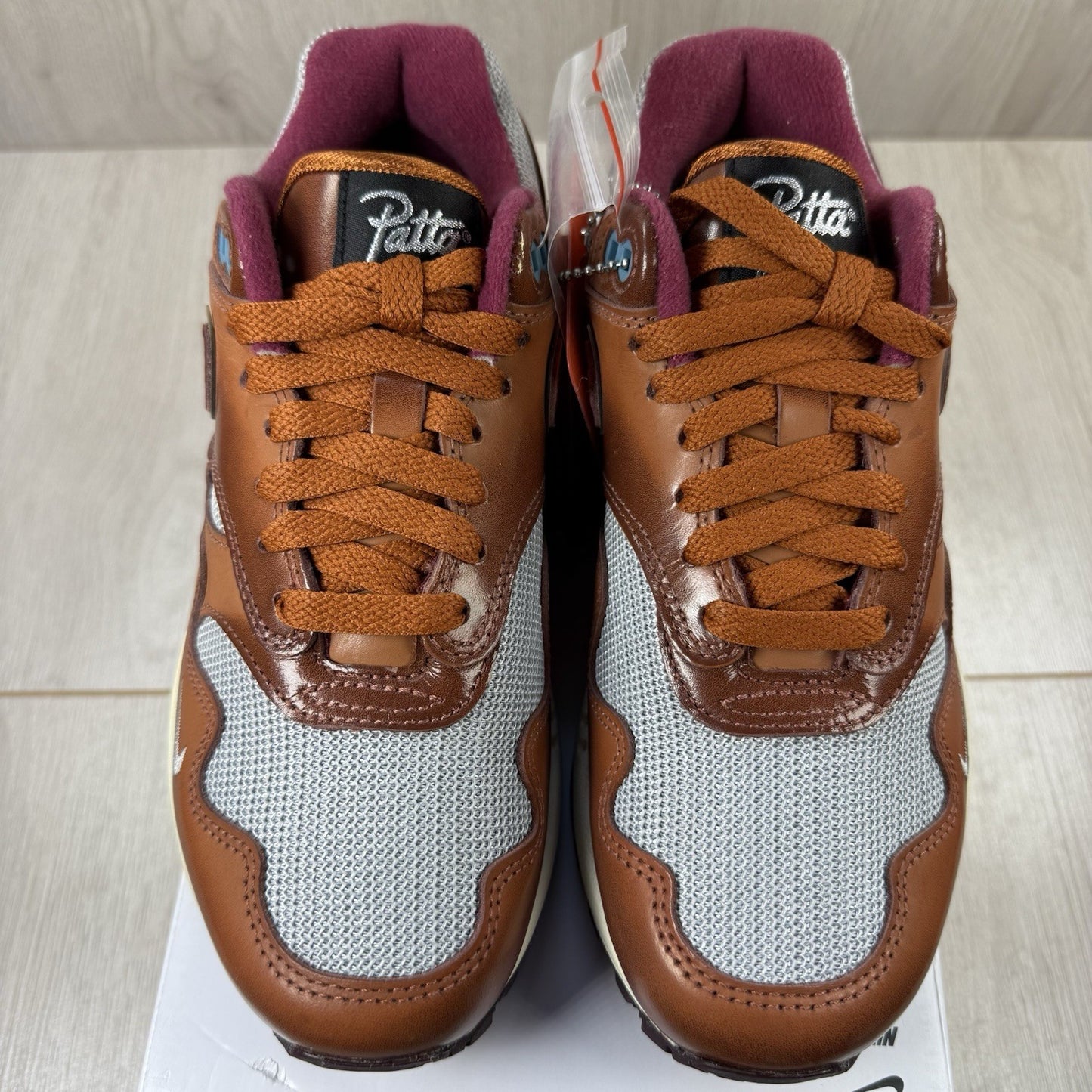 Nike Air Max 1 Patta The Next Wave Dark Russet Size UK4 US4.5 EU36.5 D09549-200