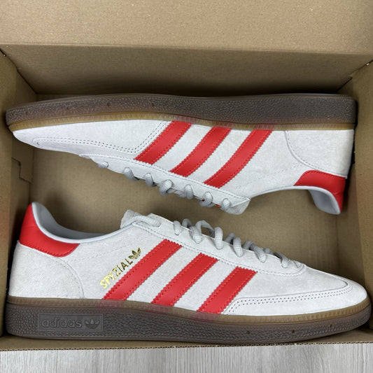 Adidas Originals Spezial Trainers Grey Red Size UK10 US10.5 EU44 2/3 EF5747