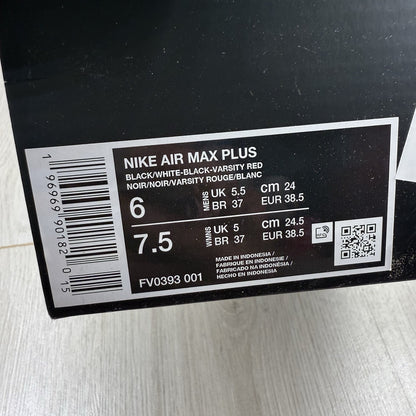 Nike TN Air Max Plus Trainers 25th Anniversary Black Size UK5.5 US6 FV0393-001