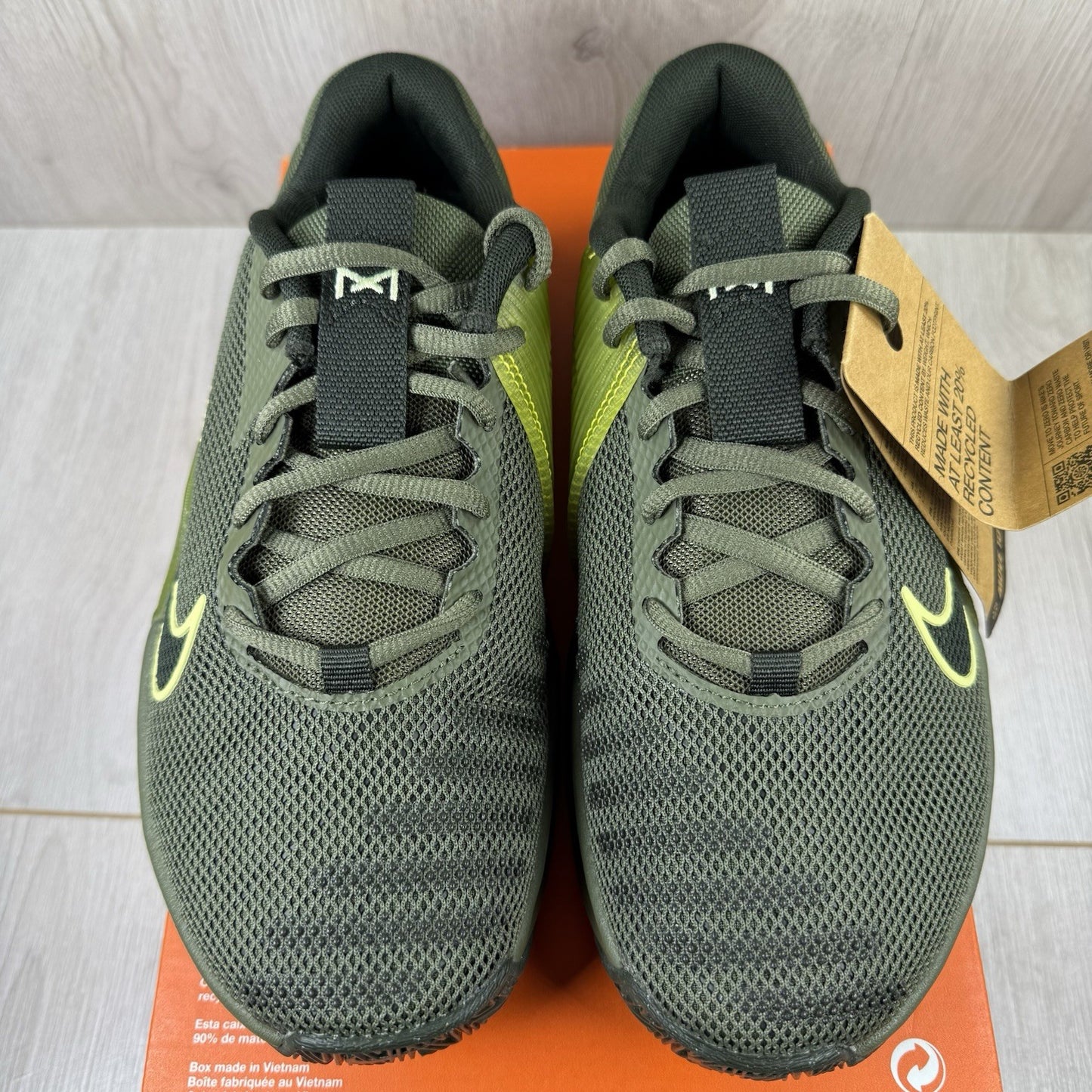 Nike Metcon 9 Trainers Olive Luminous Green UK6 US6.5 EU39 DZ2617-300