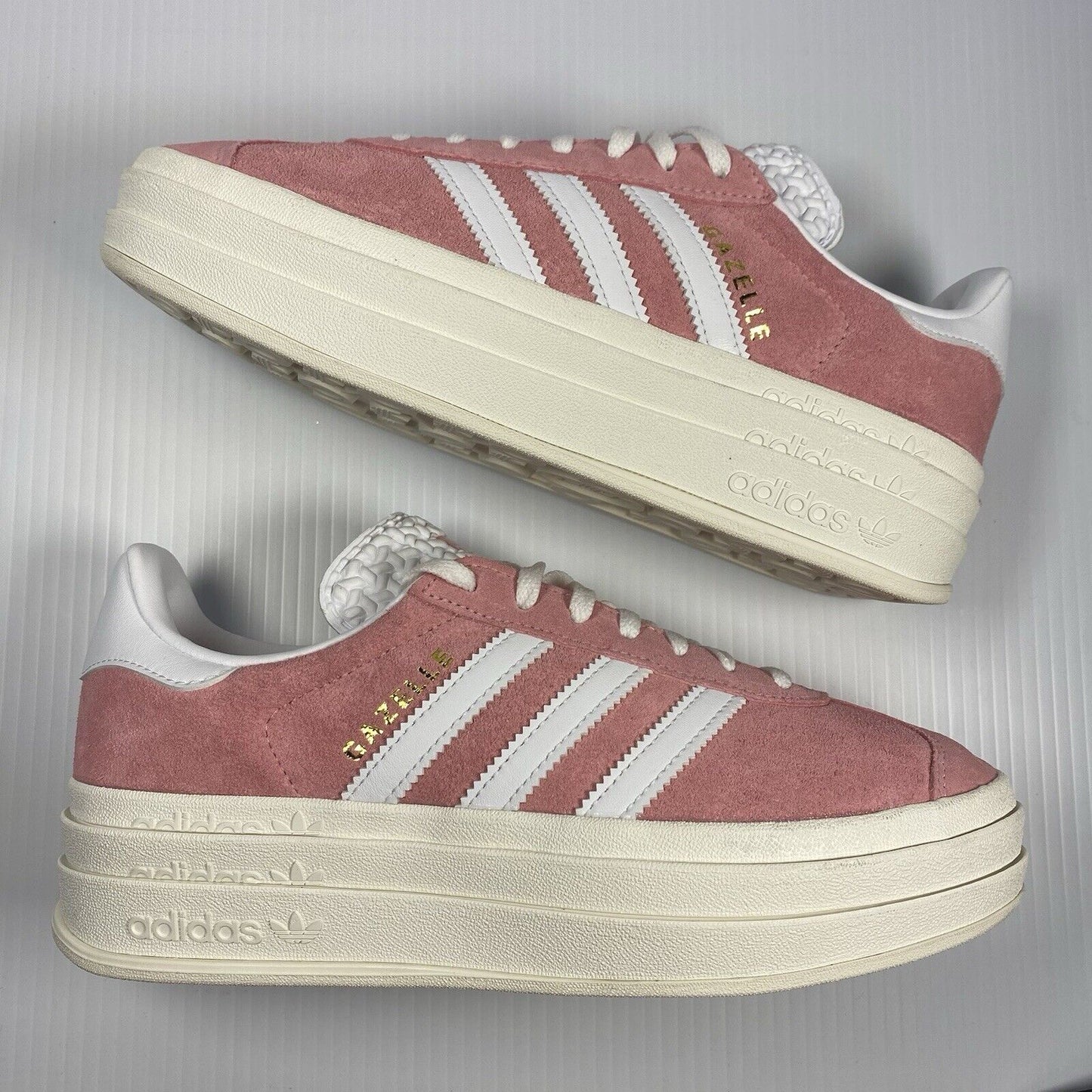 Adidas Gazelle Bold Womens Trainers Super Pop Pink UK5.5 US7 EU38 2/3 IG9653 NEW