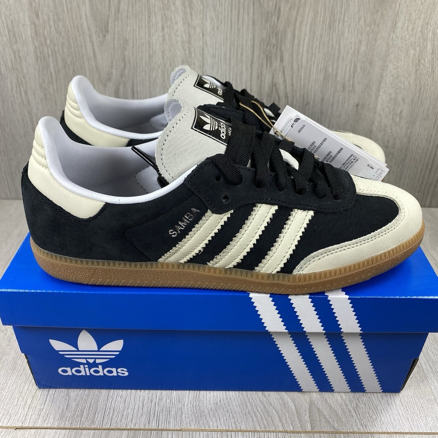 Adidas Samba OG Trainers Black Wonder White Size UK6 US7.5 EU39 1/3 IE5836