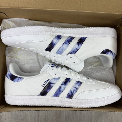 Adidas Samba OG Trainers Tie Dye White Size UK10 US10.5 EU44 2/3 GZ7039