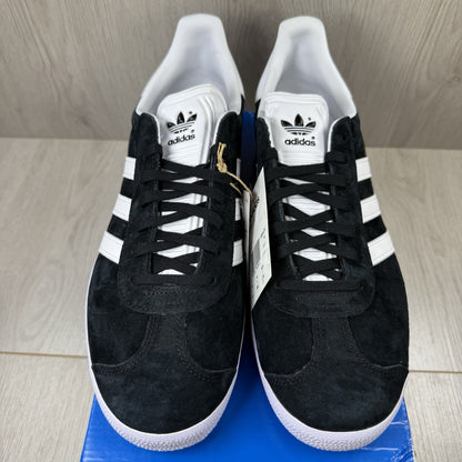 Adidas Gazelle Trainers Core Black Cloud White Size UK10 US10.5 EU44 2/3 BB5476
