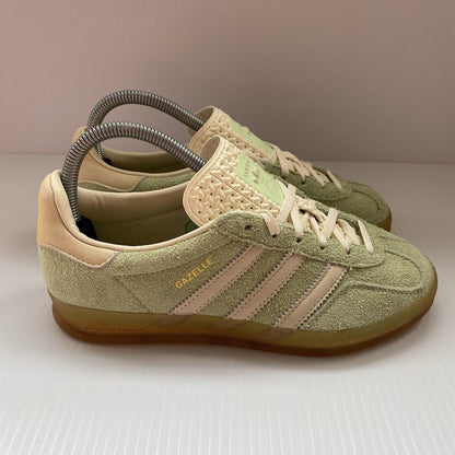 Adidas Gazelle Indoor Womens Trainers Green Gum UK 4 US 5.5 EU 36 2/3 IE2948 NEW