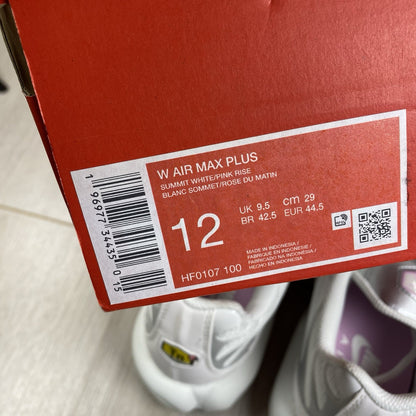 Nike Air Max Plus TN Summit White Pink Rise Size UK9.5 US12 EU44.5 HF0107-100