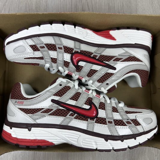 Nike P-6000 Trainers Dark Pony Fire Red White Size UK3 US5.5 EU36 HJ9598-100