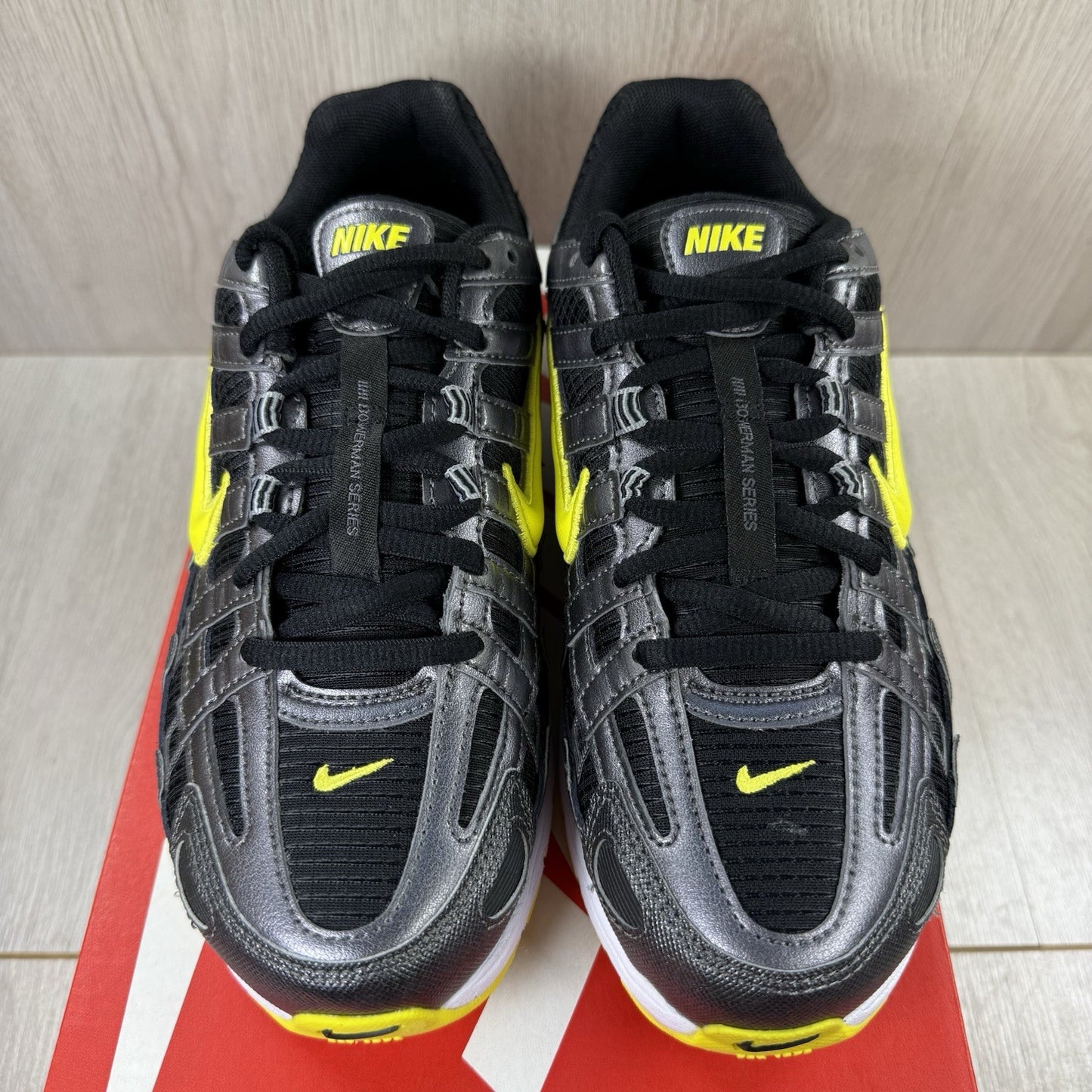 Nike P-6000 Trainers Dynamic Yellow Black Size UK4.5 US7 EU38 CN0154-001