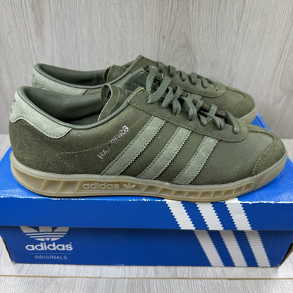 Adidas Originals Hamburg Trainers Base Green UK7 US7.5 EU40 2/3 BB4993