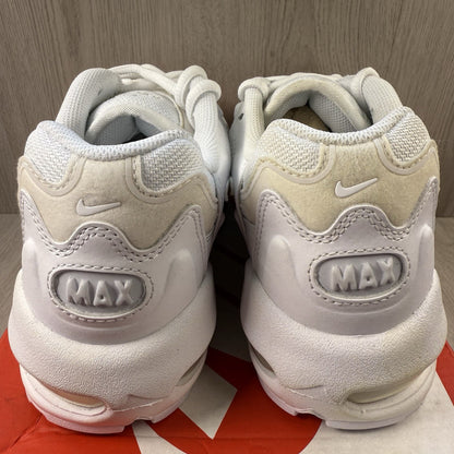Nike Air Max 96 II Trainers Triple White Size UK7 US9.5 EU41 DM2361-100