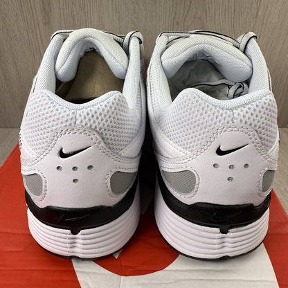 Nike P-6000 White Metallic Silver Black Trainers Size UK7.5 US8.5 CD6404-107