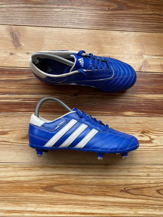 ADIDAS adiNova SG Kids Football Boots Blue UK5 US5.5 EU38 G13699 2010 RARE NEW