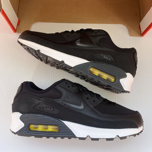 Nike Air Max 90 Men’s Trainers Black Yellow UK6 US7 EU40 FN8005-002 2023 NEW