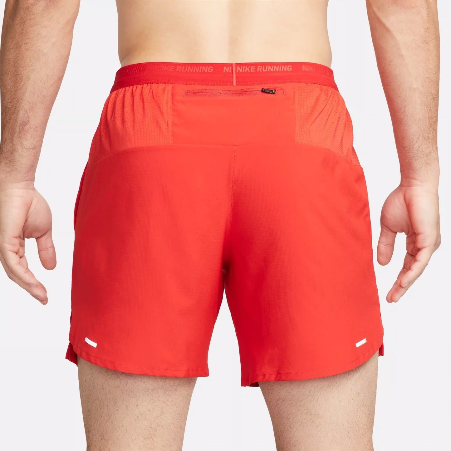 Nike Stride Dri-FIT 7” Inch Brief-Lined Running Shorts Red Size Small DM4761-657