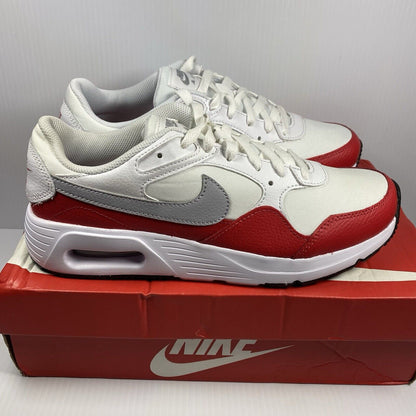 Nike Air Max SC Mens Trainers Red White Grey UK7 US8 EU41 CW4555-107 2023 NEW