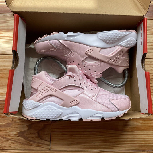 Nike Air Huarache Kids Trainers Unisex Pink UK4.5 US5 EU37.5 904538600 2022 NEW