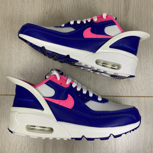 Nike Air Max 90 Flyease Trainers Blue Size UK4.5 US5 EU37.5 CV0526-101 NEW