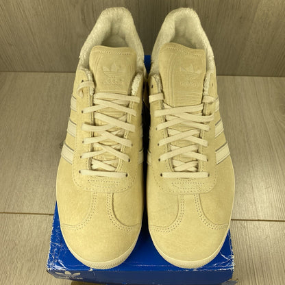 Adidas Gazelle Trainers Shoes Beige White Size UK9.5 US10 EU44 EE5501 NEW