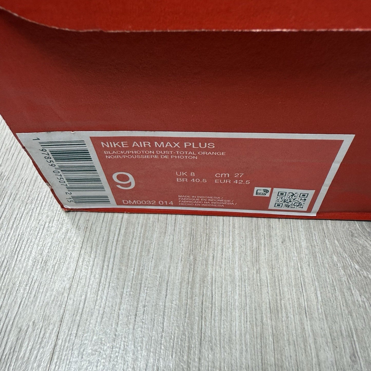 Nike Air Max Plus TN Trainers Desert Sunset Orange UK8 US9 EU42.5 DM0032-014