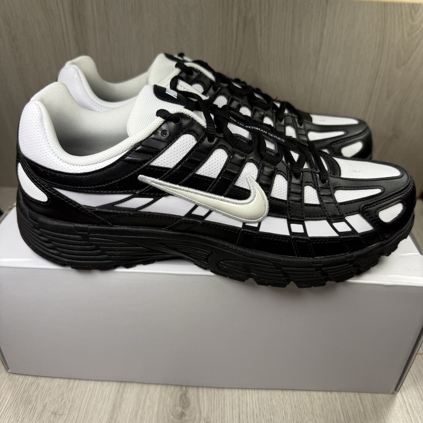 Nike P-6000 Trainers Black White Size UK9.5 US10.5 EU44.5 IB4455-900
