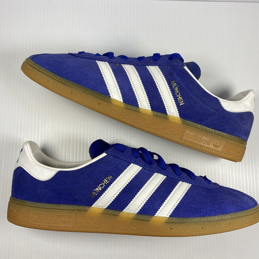 Adidas Munchen City Trainers Blue Gum Size UK11.5 US12 EU46 2/3 FV1190 NEW
