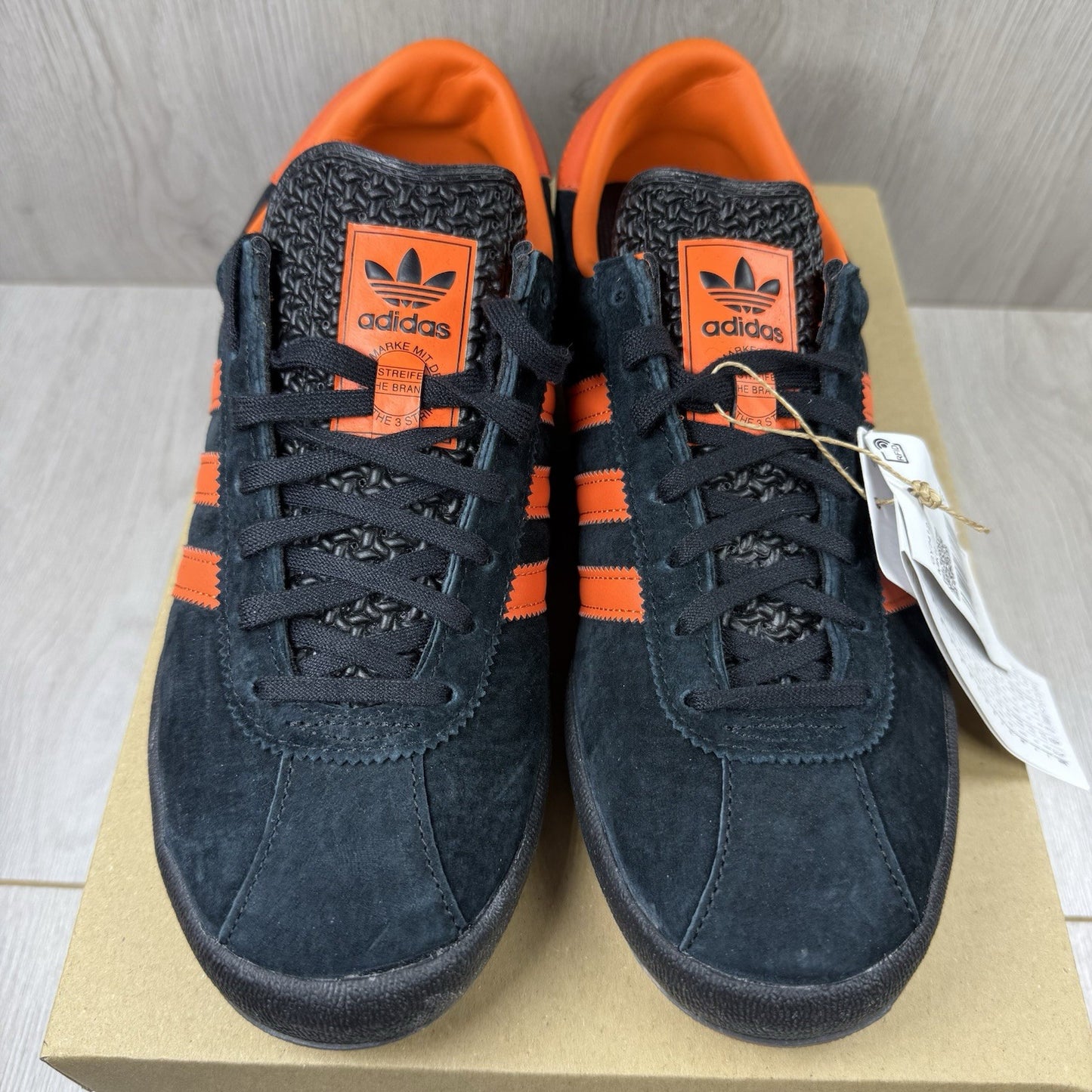 Adidas Originals Jeans MKII Trainers Black Orange Size UK6 US6.5 EU39 1/3 GY7412