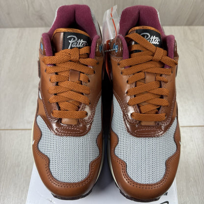 Nike Air Max 1 Patta The Next Wave Dark Russet Size UK4 US4.5 EU36.5 D09549-200