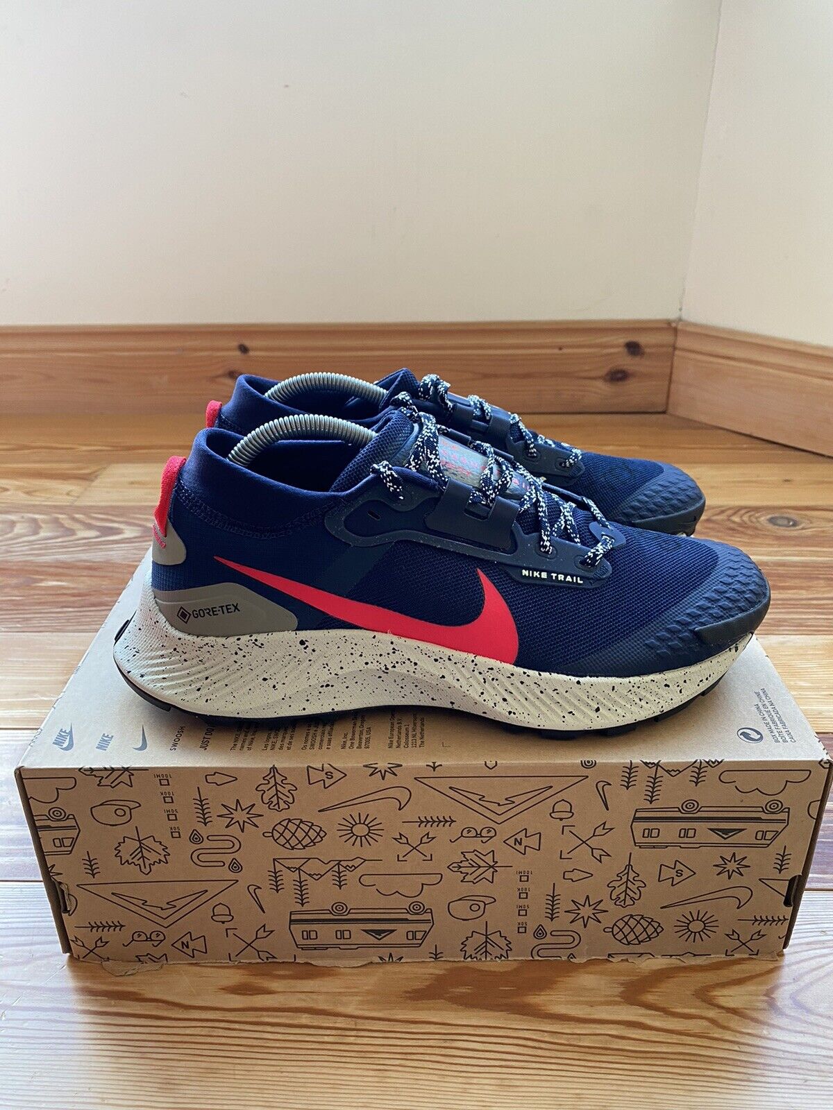 Nike Pegasus Trail 3 GORETEX Men’s Trainers Navy UK8 US9 EU42.5 DC8793401 NEW