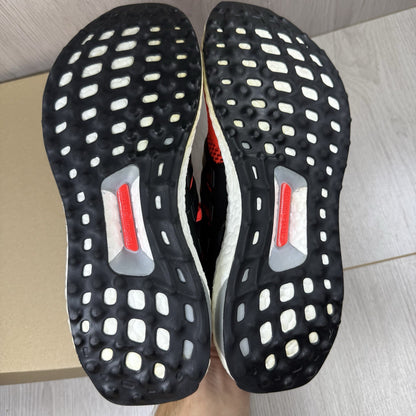 Adidas Ultra Boost 1.0 Trainers Solar Red White Size UK6 US6.5 EU39 1/3 B34050
