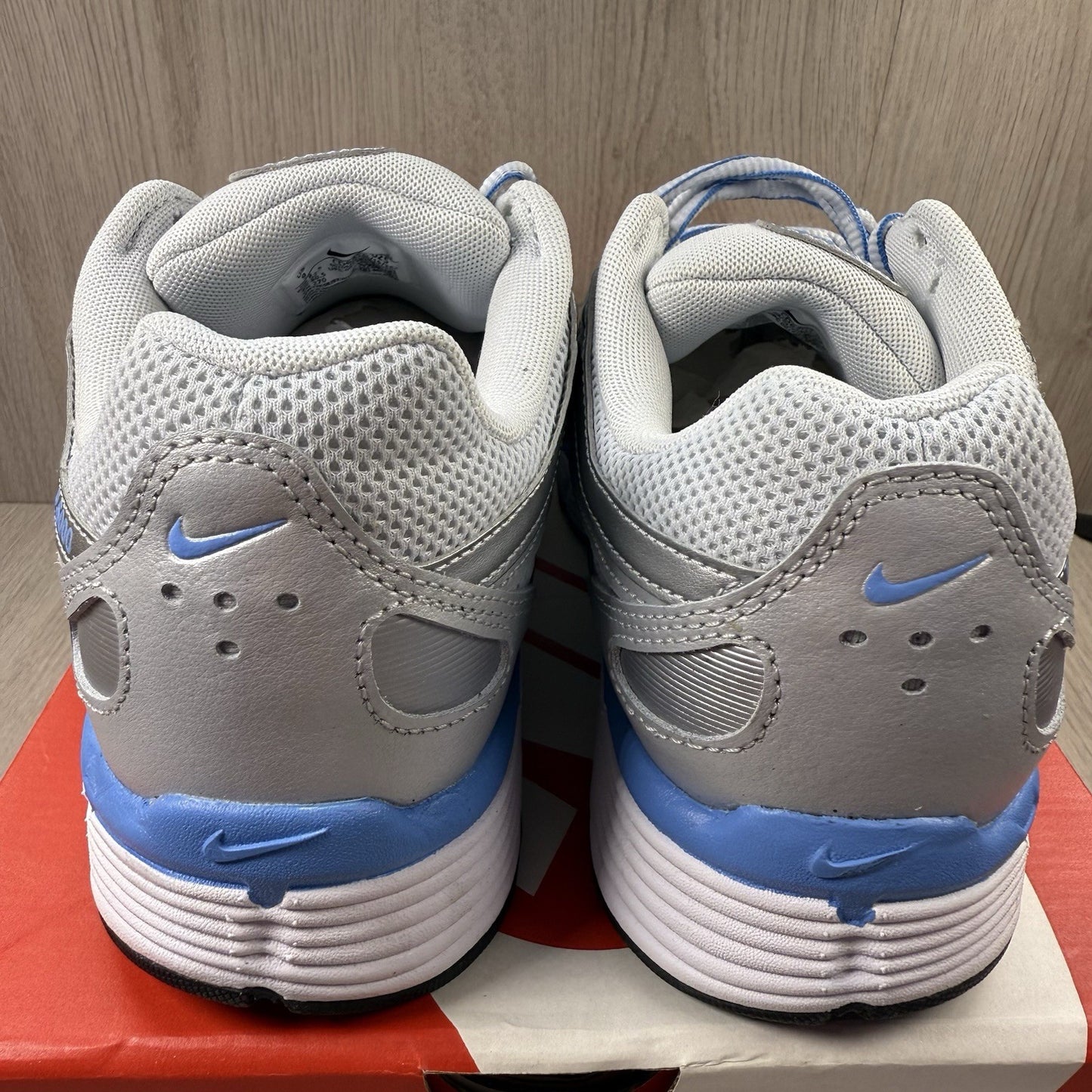 Nike P-6000 Trainers Metallic Silver University Blue Size UK5.5 US6 CD6404-025