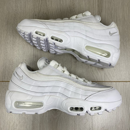 Nike Air Max 95 Trainers Triple White UK6 US7 EU40 CT1268-100