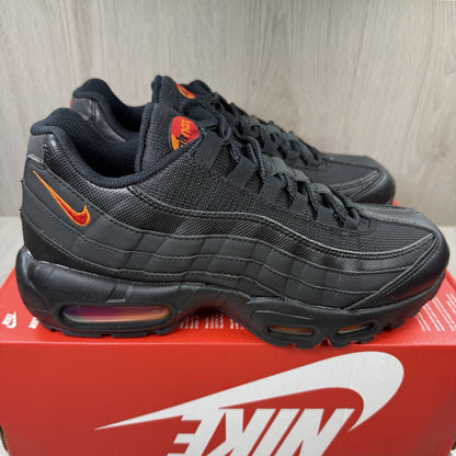 Nike Air Max 95 Trainers Black Red Safety Orange UK6.5 US7.5 EU40.5 FZ4626-002