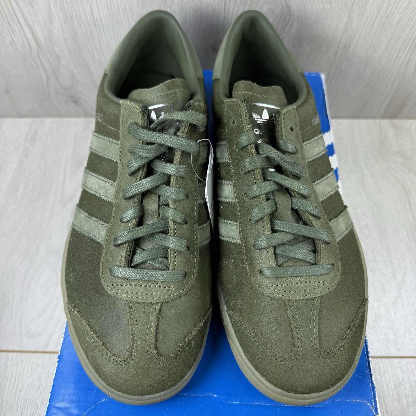 Adidas Originals Hamburg Trainers Base Green UK7 US7.5 EU40 2/3 BB4993