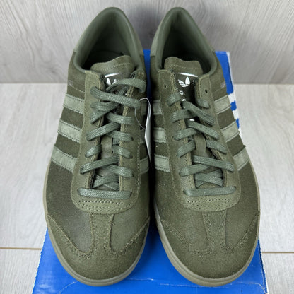 Adidas Originals Hamburg Trainers Base Green UK7 US7.5 EU40 2/3 BB4993
