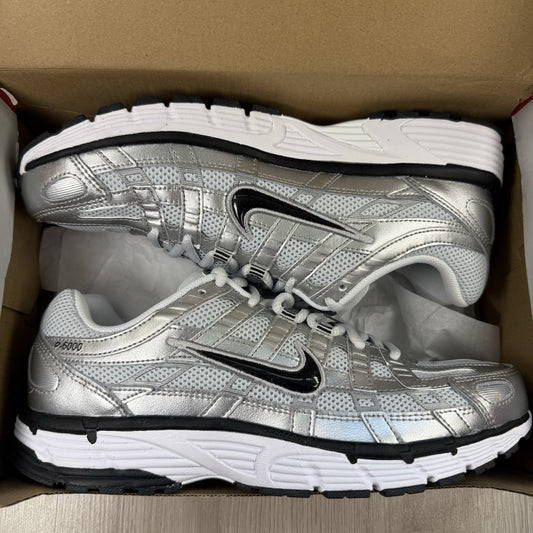 Nike P-6000 Trainers Metallic Silver Platinum Size UK6.5 US9 EU40.5 FD9876-101