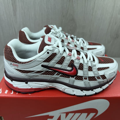 Nike P-6000 Trainers Dark Pony Fire Red White Size UK3 US5.5 EU36 HJ9598-100