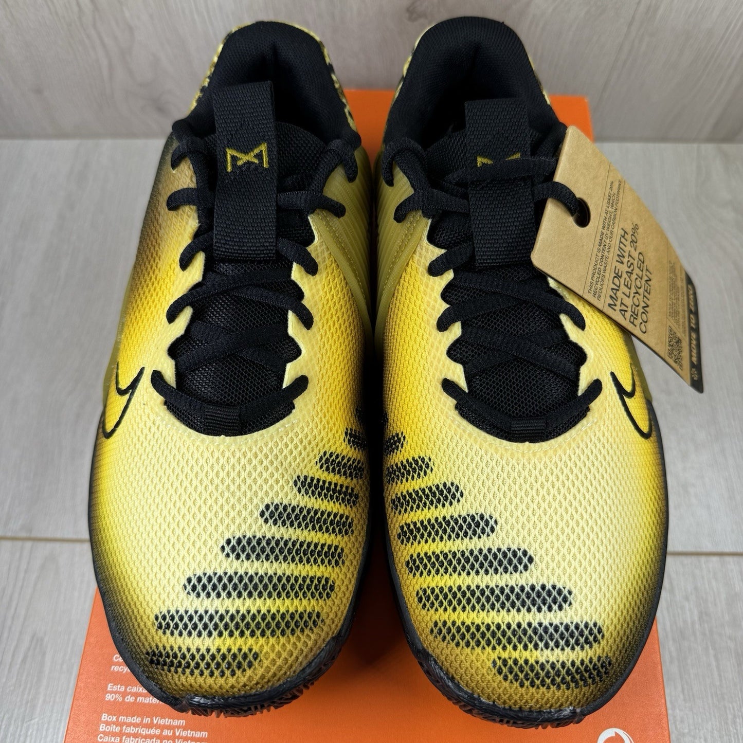 Nike Metcon 9 AMP Trainers Bronzine Citron Tint UK6 US6.5 EU39 DZ2616-002