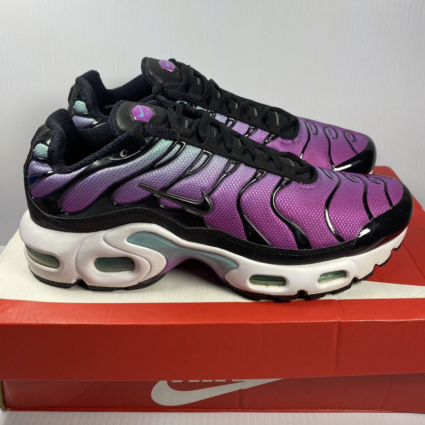 Nike Air Max TN Plus Mens Kids Trainers Purple UK5.5 US6 EU38.5 CD0609-300 NEW