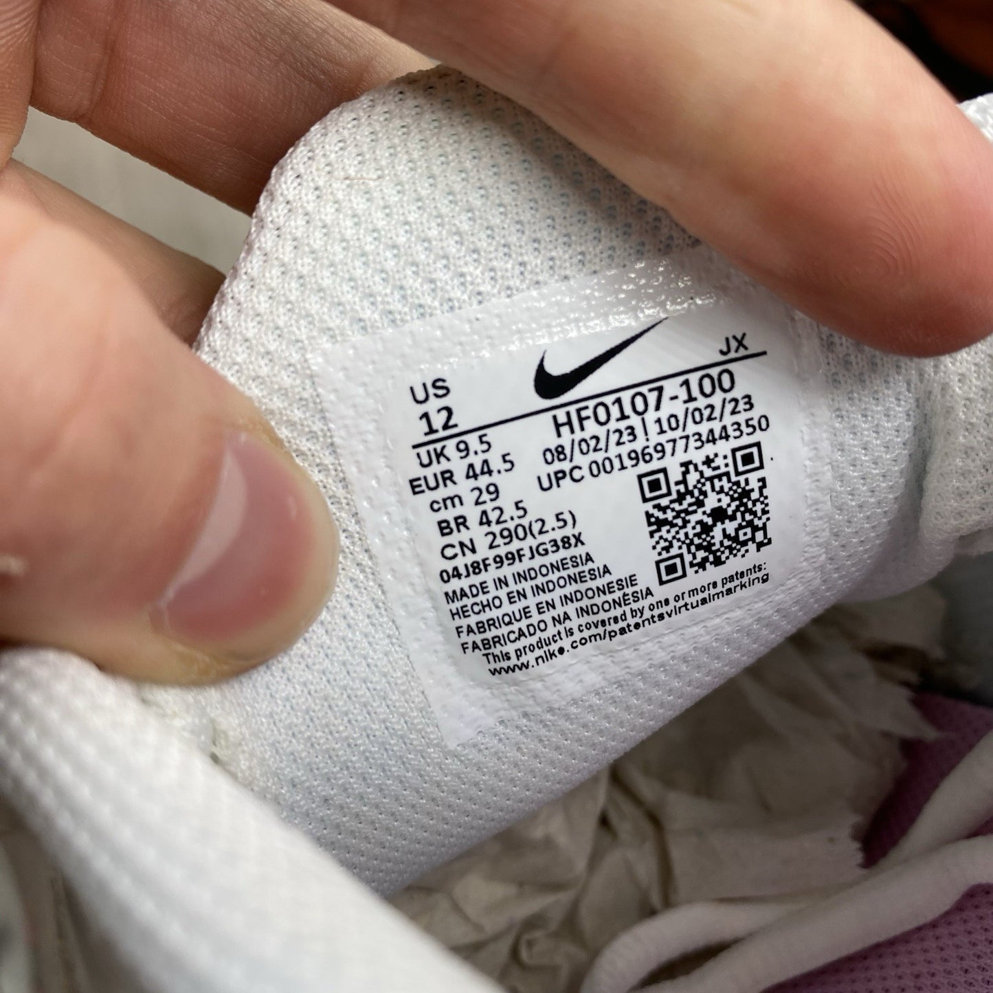 Nike Air Max Plus TN Summit White Pink Rise Size UK9.5 US12 EU44.5 HF0107-100