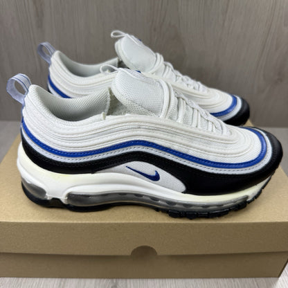 Nike Air Max 97 Trainers White Black Blue Size UK4 US4.5 EU36.5 921522-107
