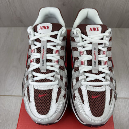 Nike P-6000 Trainers Dark Pony Fire Red White Size UK3 US5.5 EU36 HJ9598-100