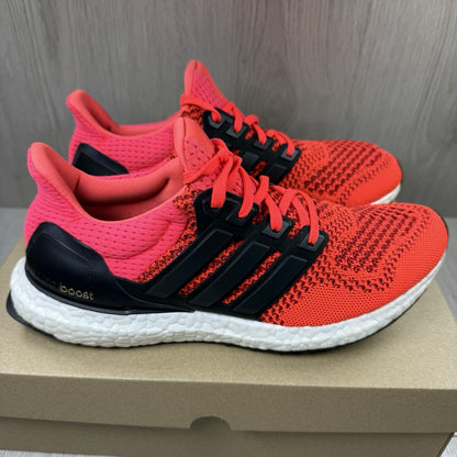 Adidas Ultra Boost 1.0 Trainers Solar Red White Size UK6 US6.5 EU39 1/3 B34050