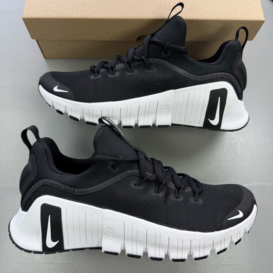 Nike Free Metcon 6 Black White Women's Size 6.5 FJ7126-001